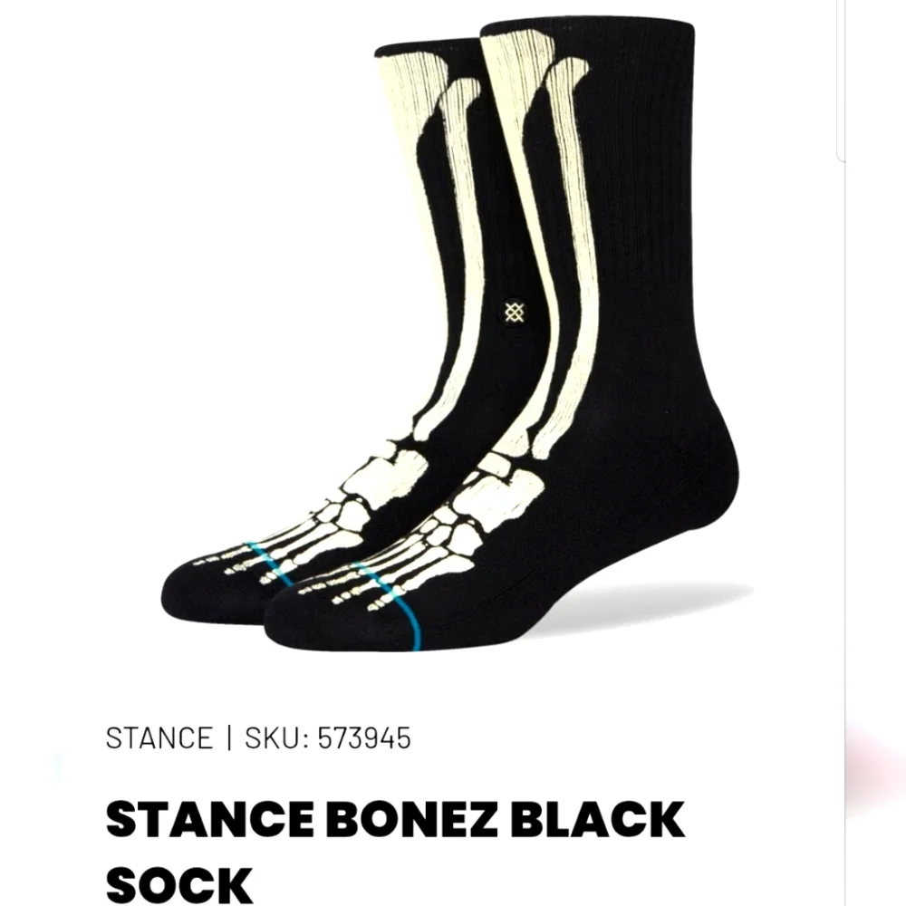 NWT Kid's Bones Stance Crew Socks